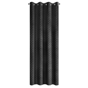 Velvet Juliet Curtain 140 x 250 Drawstring Black