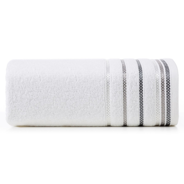 Ręcznik 30 x 50 Kąpielowy Bawełna Livia3 Biały