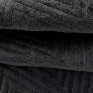 Bedspread 220 x 240 Herringbone Velvet Caden 04
