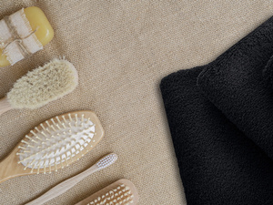 Towel 100 x 150 Cotton Bari 500g/m2 Black