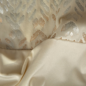 Curtain 140 x 250 Decorative Liza Cream+Gold