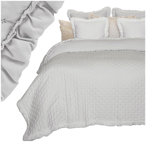 Narzuta 170 x 210 Pikowana Z Falbaną Celia 05