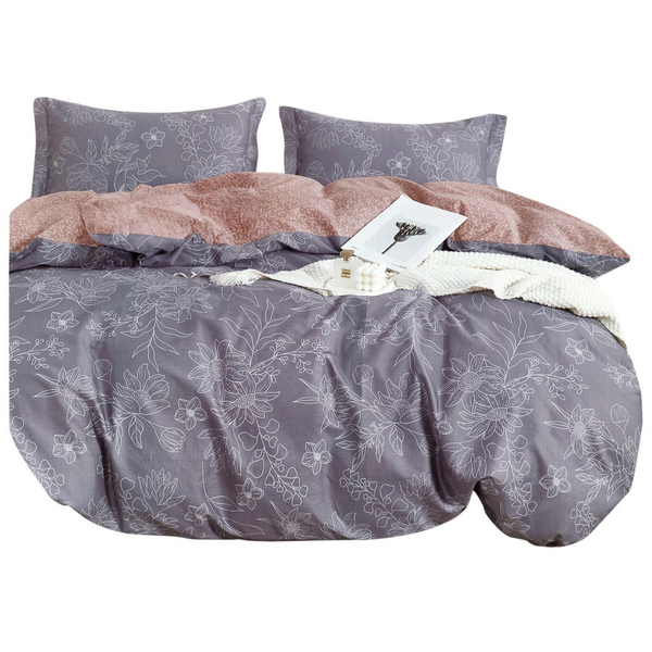 Bedding set 200 x 220 3 pieces Cotton Satin No. A1718