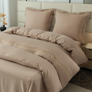 Pościel 140 x 200 2cz Gładka Z Haftem Lumera 13