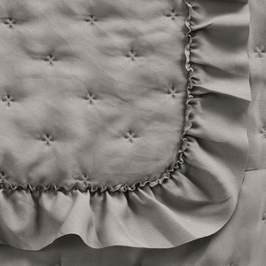 Narzuta 170 x 210 Pikowana Dekoracyjna Libi3 Beż