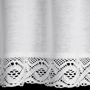 Decorative curtain Vince on tape 40 x 100 White