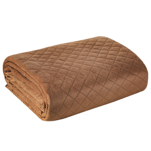 Bedspread 220 x 240 Quilted Design91 Luiz3 Brick