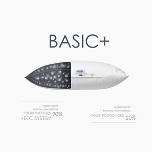 Poduszka 70 x 80 Exclusive Basic+ 3 komorowa Krem