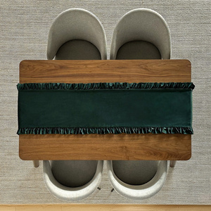 Table Runner 40 x 180 Decorative with Ruffles Ligia 04