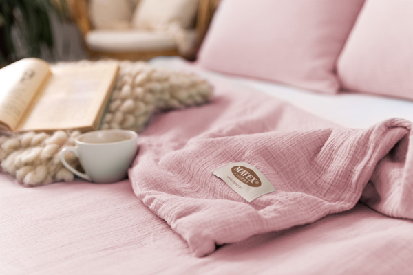 Pościel 160 x 200 3cz Bawełniana Muślinowa 12