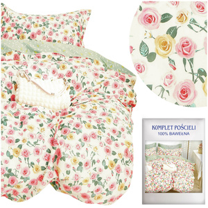 Bedding 200 x 220 3pc Cotton Satin No. A1656