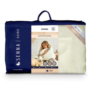 Kołdra 155x200 2,1kg MERINO WOOL Wełna Merynos Kre 