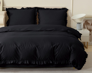 Bedding set 220 x 200 3 pcs with Ruffle Luxury Jowita 01