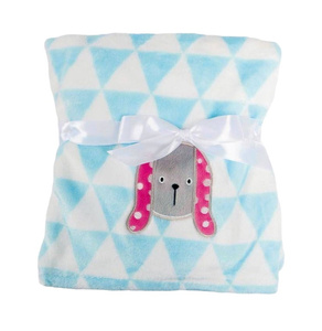 Blanket 75 x 100 Microfiber with Embroidered Ricco RI7A