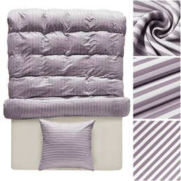 Pościel 140 x 200 2cz Mikrofibra w Pasy Eusebia Home 02