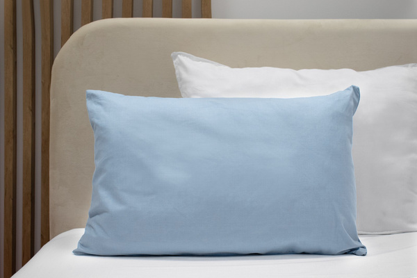 Poszewka Bawełna 50 x 80 Jednolita Ola Niebieski Blue