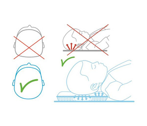 Poduszka 50 x 26 Dziecięca Pianka Memo 01