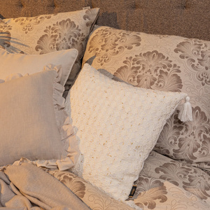 Poszewka 60 x 60 Dekoracyjna Seville 3C Kremowy