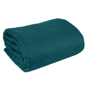 Bedspread 200 x 220 Quilted Decorative Boni2 Turquoise