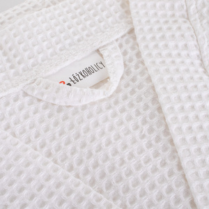 Gofer Cotton Unisex Bathrobe Vizzy M 01 White