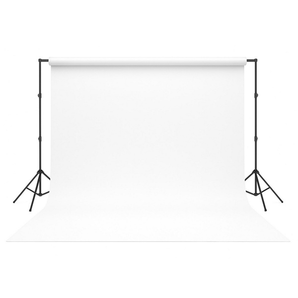 Tło 300 x 600 Fotograficzne Materiałowe Białe Gen