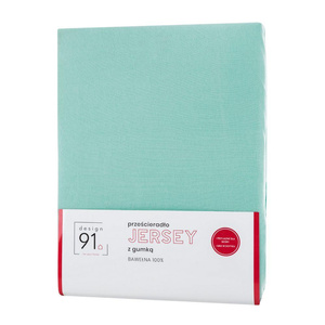 Jersey sheet with elastic D91 90x200 w.25 Mint