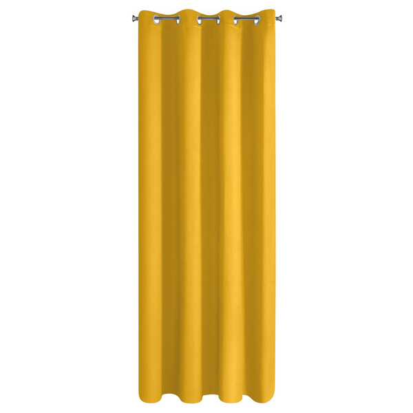 Zasłona 135 x 250 Dekoracyjna Parisa Musztarda