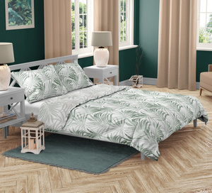 Bedding 220 x 200 3 pcs Satin Milagro Verde 004