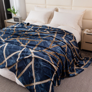 Koc 160 x 200 Mikrofibra Gładka Inger 19