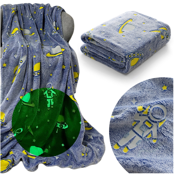 Koc 150 x 200 Mikrofibra Fluorescencyjna Peter 02