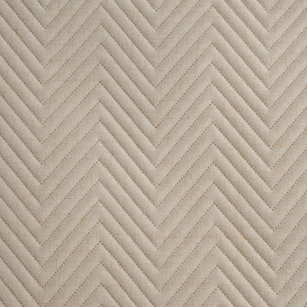 Bedspread 220 x 240 Quilted Linen3 Cream
