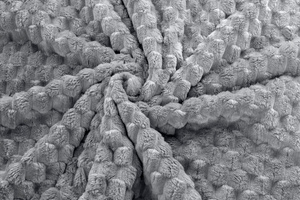 Blanket 200 x 220 Microfiber Embossed Plush Ala 3D Slices 08