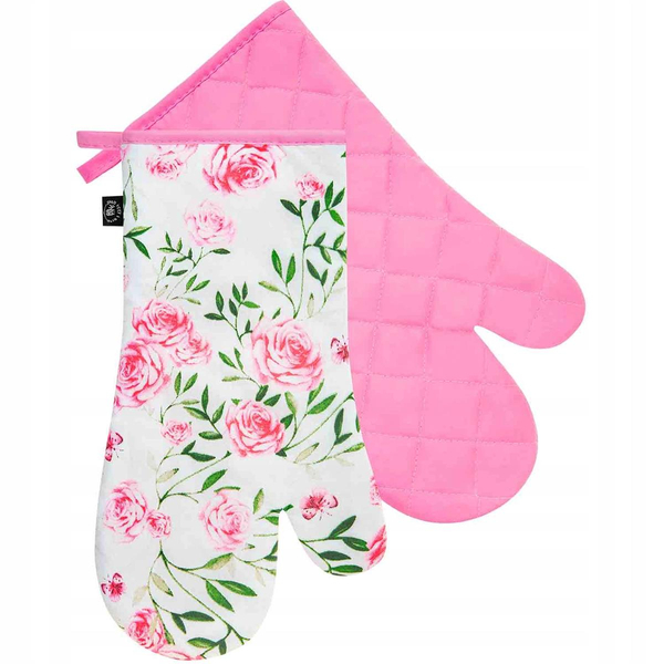 Kitchen Glove 18 x 33 Set of Roses