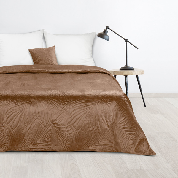 Narzuta 220 x 240 Pikowana Velvet Luiz4 Cegła