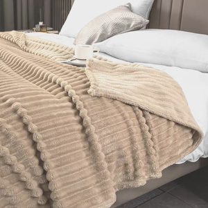 Blanket 200 x 220 Microfiber Plush Cadence Stripes 04