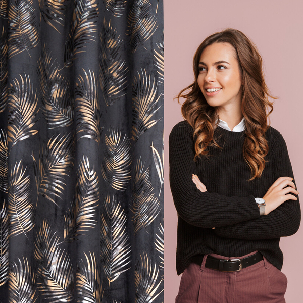 Zasłona 140 x 300 Dekoracyjna Taśma Gloria Cz+Sz