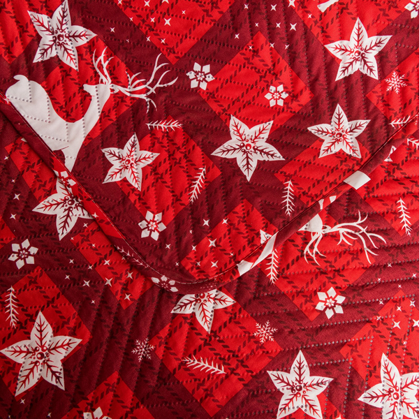 Narzuta 170 x 210 Tłoczona Świąteczna Levent 3231