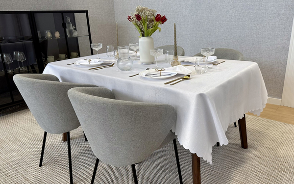 Obrus na Stół Dekoracyjny 160 x 350 Żakardowy Camille 02