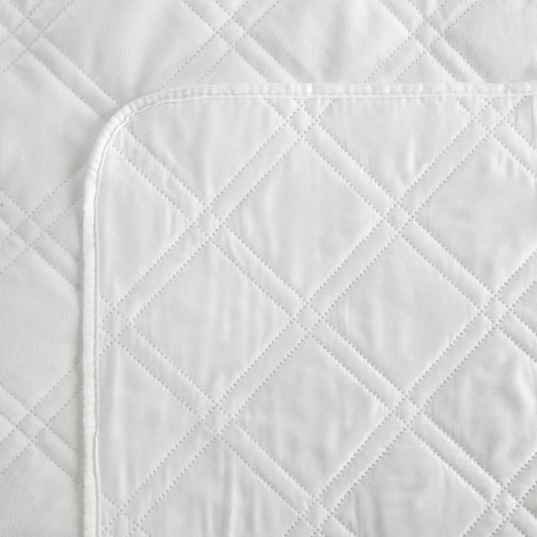 Narzuta 220 x 240 Pikowana Welurowa Luiz8 Biały