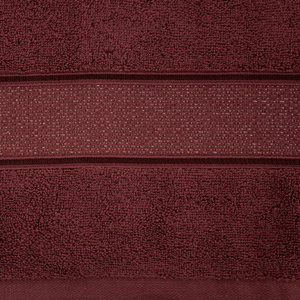 Bath Towel 70 x 140 Liana 13 Maroon