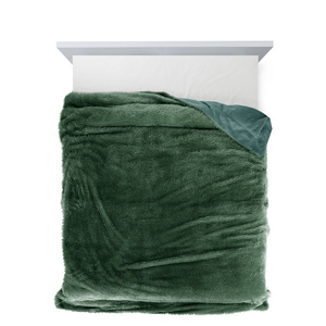 Koc 170 x 210 Design Dwustronny Tiffany C. Zieleń