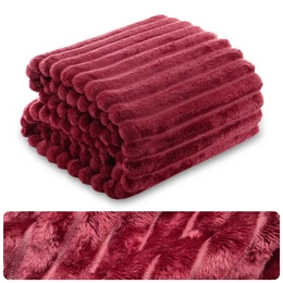 Blanket 160 x 200 Microfiber Stamped Stripes Nuvio 12
