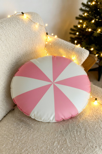Pillow 38 x 38 Christmas Candy Pink