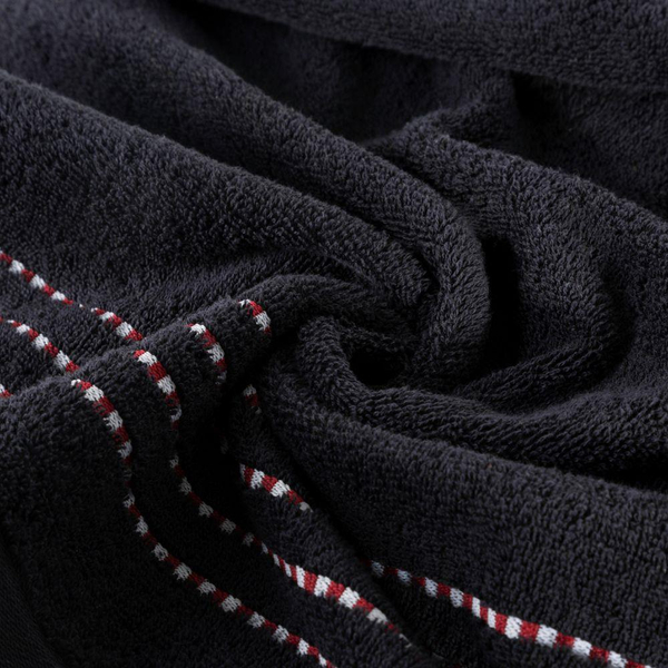 Fiore Bath Towel (17) 50 x 90 Black