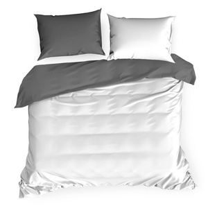 Bedding 220 x 200 3cz Satin Nova3 White + Steel