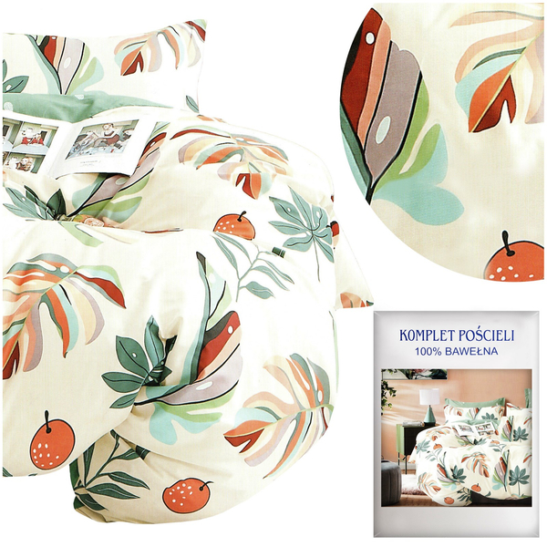 Bedding 160 x 200 3pc Satin Cotton No. A1556