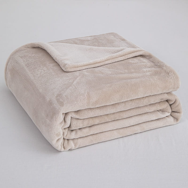 Pościel 220 x 200 3cz Mikrofibra Miś Cozy Beżowy