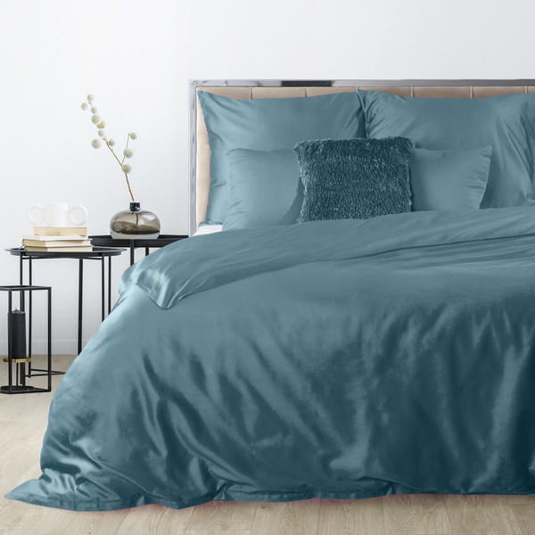Satin bedding Nova3 Petrol 200x220NP 3 parts