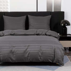 Bedding 160 x 200 3-piece Satin Striped Ramiro 08