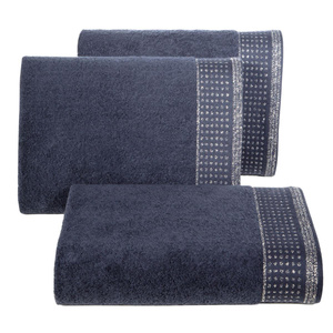 Luna Bath Towel (07) 70 x 140 Navy Blue